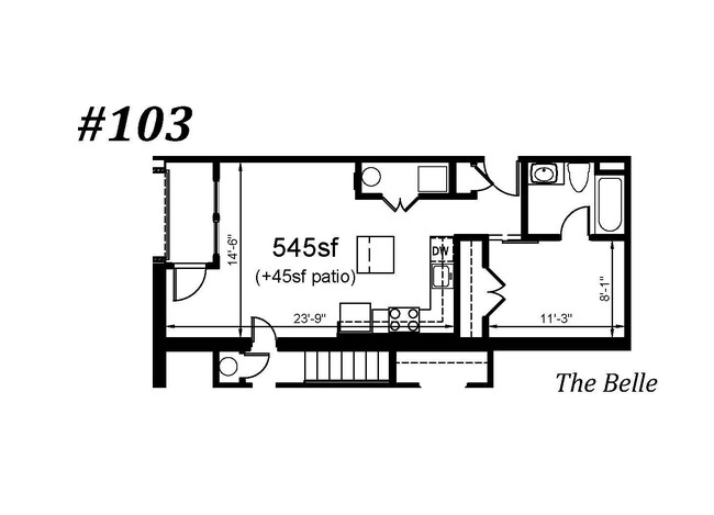 Floorplan - Landmark at 1700 Apartments