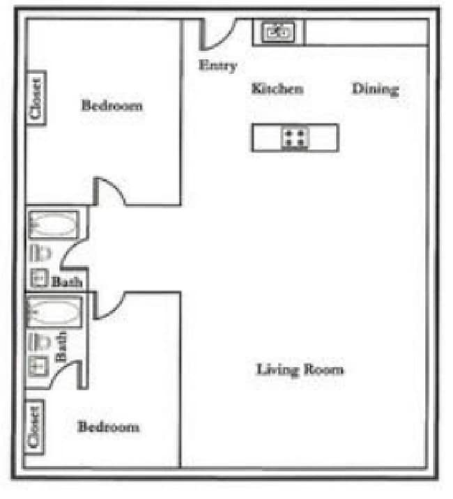 Floorplan - 110 South Sweetzer Ave