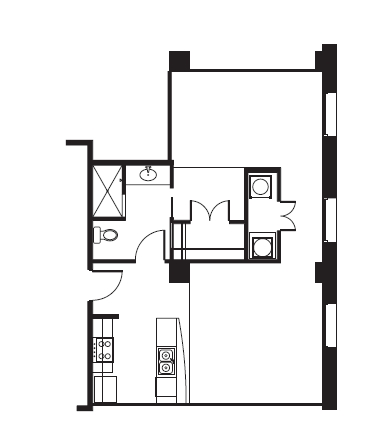 1BR/1BA - The Mayo Hotel Apartments