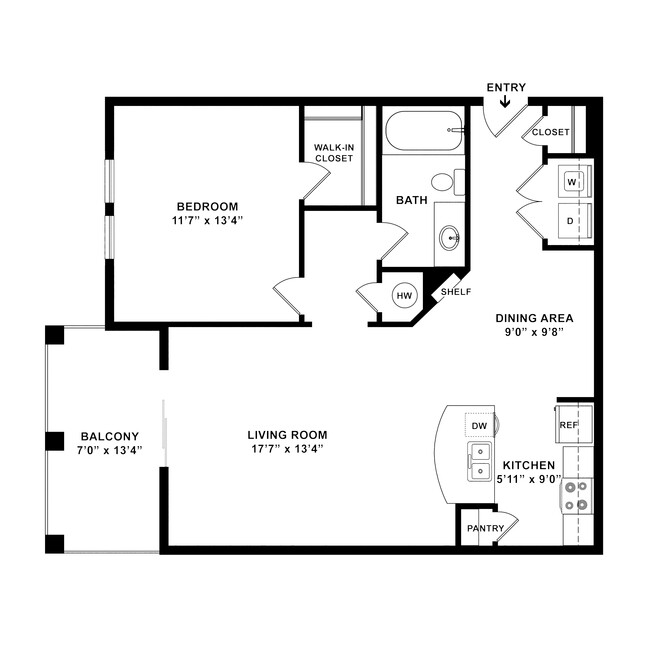 Floorplan - The Elms at Odenton