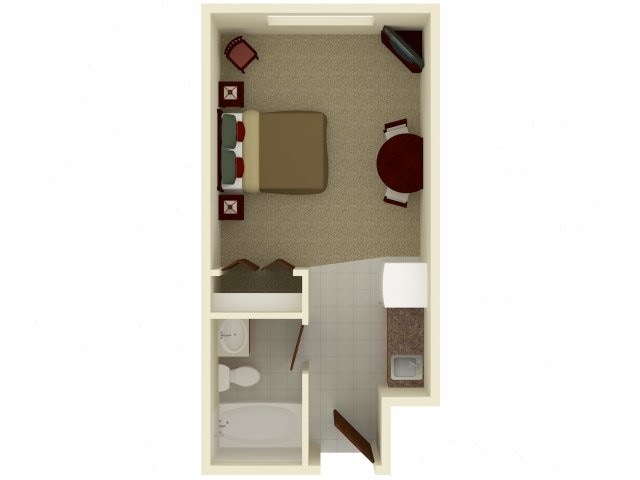 Studio - Amrock Apartments