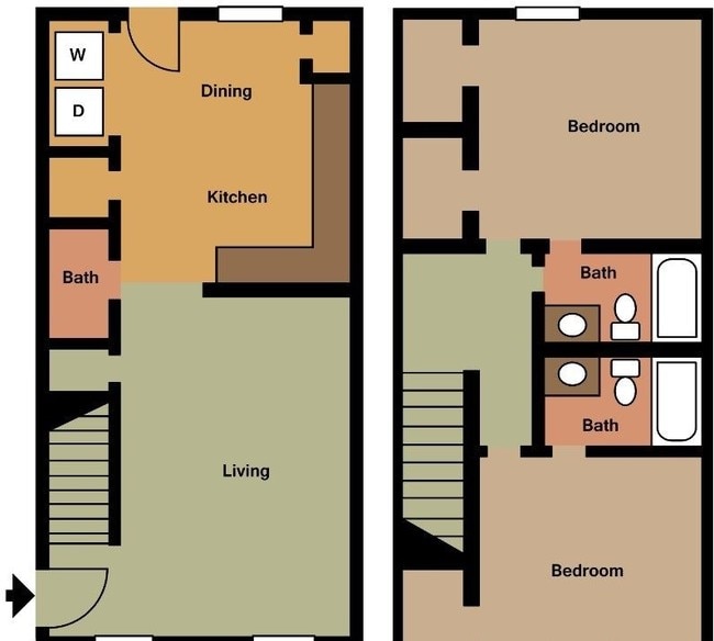 Floorplan - Apple Valley Townhomes