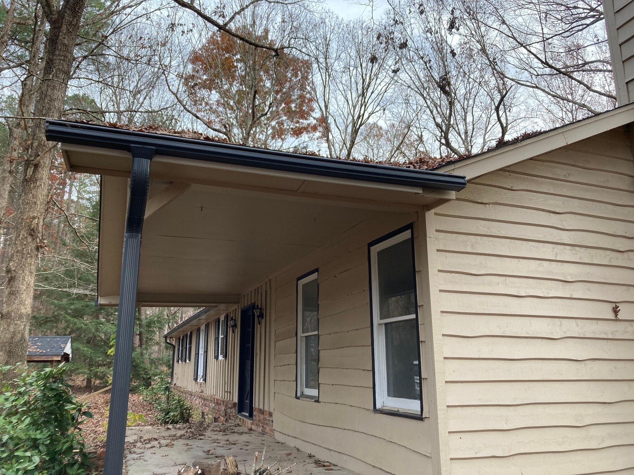 Deep front porch perfect for rocking chairs - 2212 Old Kearney Rd