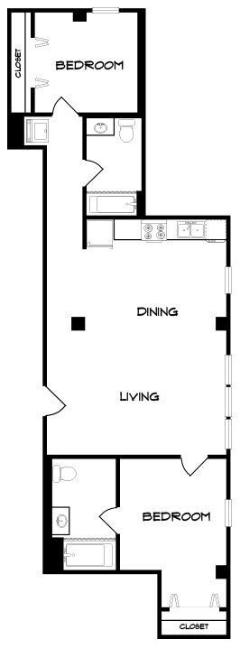 Floorplan - 440 On Third Apartments
