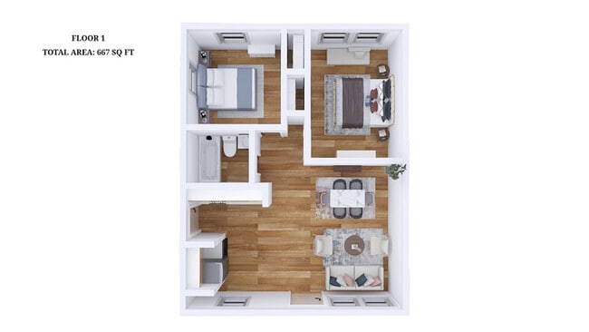 Building Photo - NEWLY RENOVATED 2 bedroom, 1 bathroom at Gilbert Townes