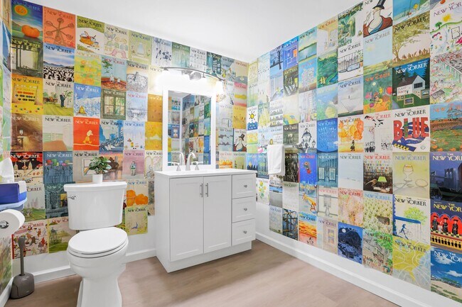 The NY times bathroom! - 162 Denison Dr
