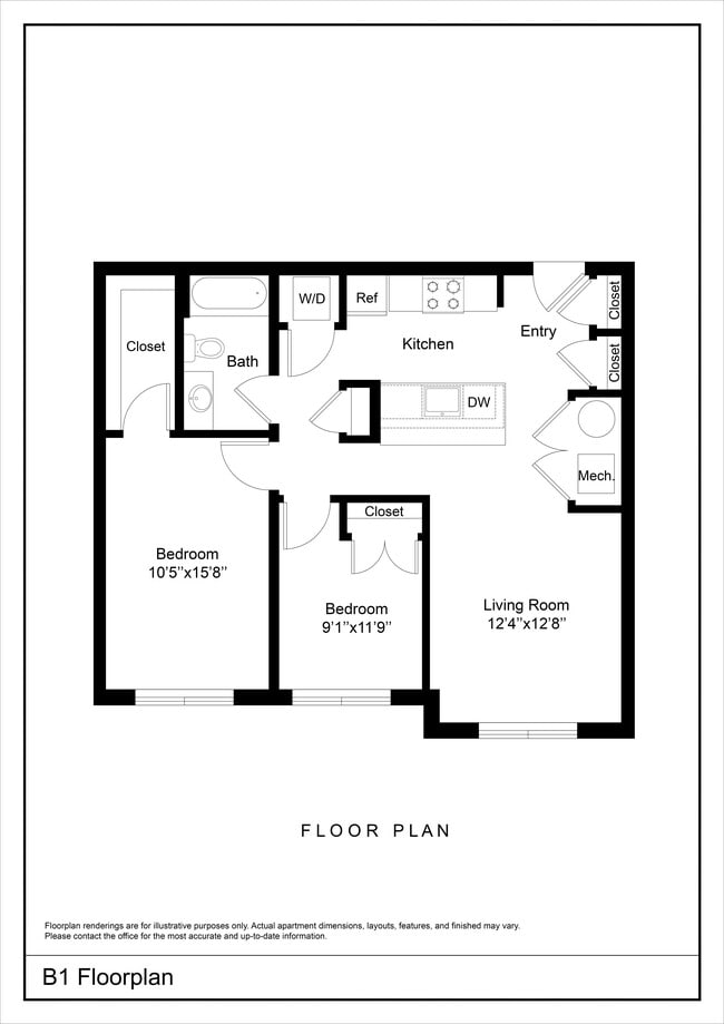 Floorplan - Bracken Square