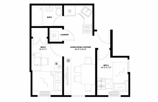 Building Photo - Room in Shared 2 bed/1 bath home