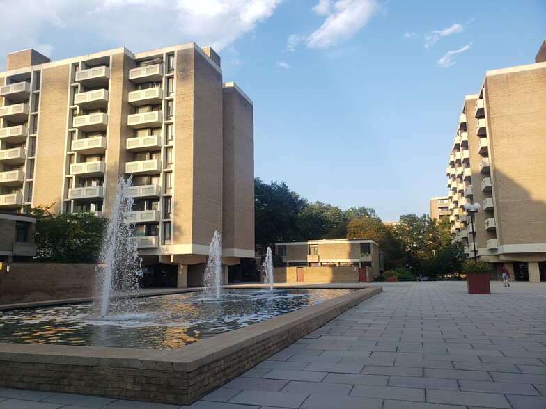 South Tower to right side of plaza has front desk with secure package room - 490 M St SW