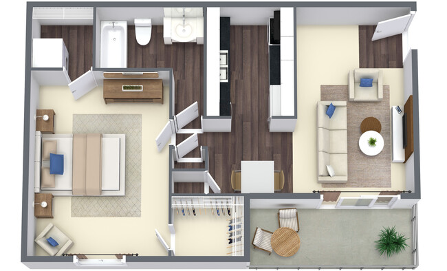 Floorplan - Holly Hills Apartment Homes