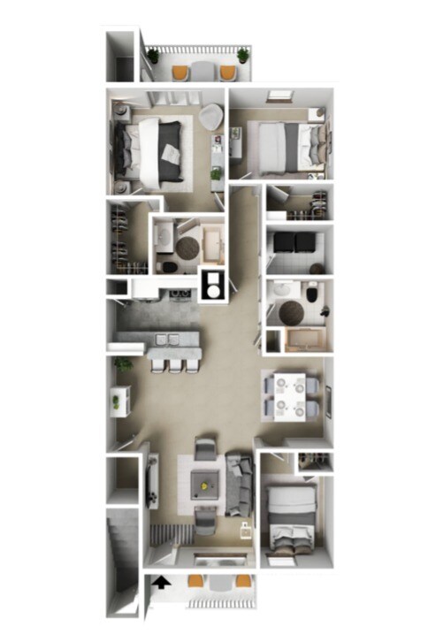 Floorplan - Retreat at Dry Creek I