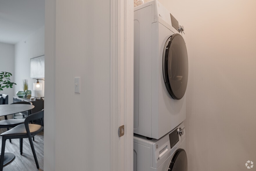 1BR, 1BA - 552SF - Laundry - The Nine