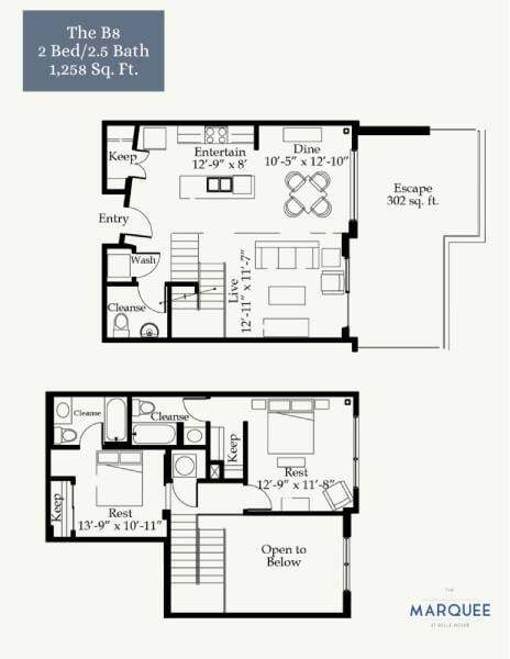 Floorplan - Marquee at Belle Meade