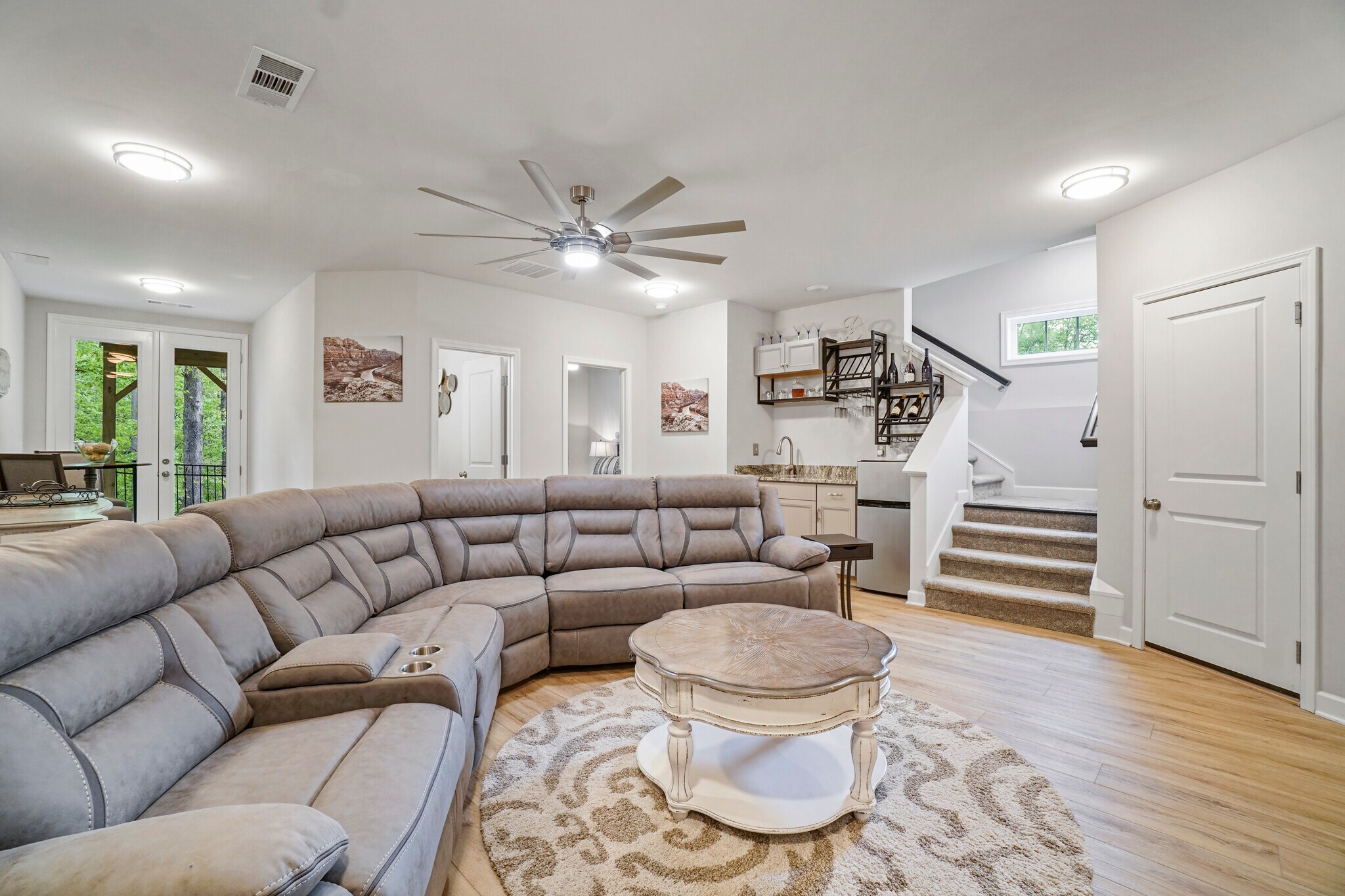 Lower Level Den/Entertainment - 421 Retreat Ln