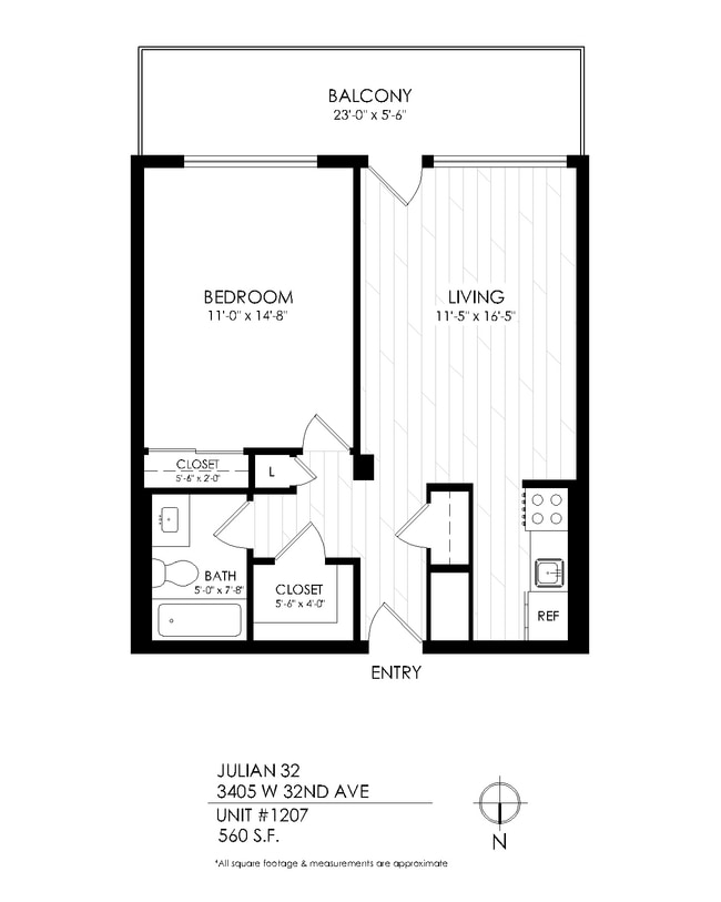 Floorplan - Julian32 at Highlands Square