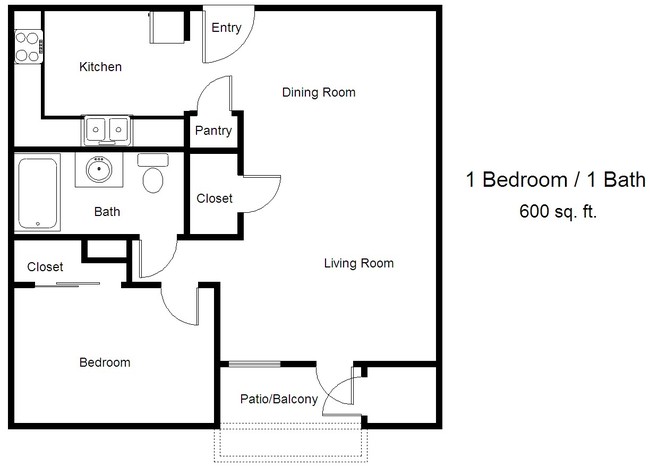 Floorplan - Seville 62+ Apartments