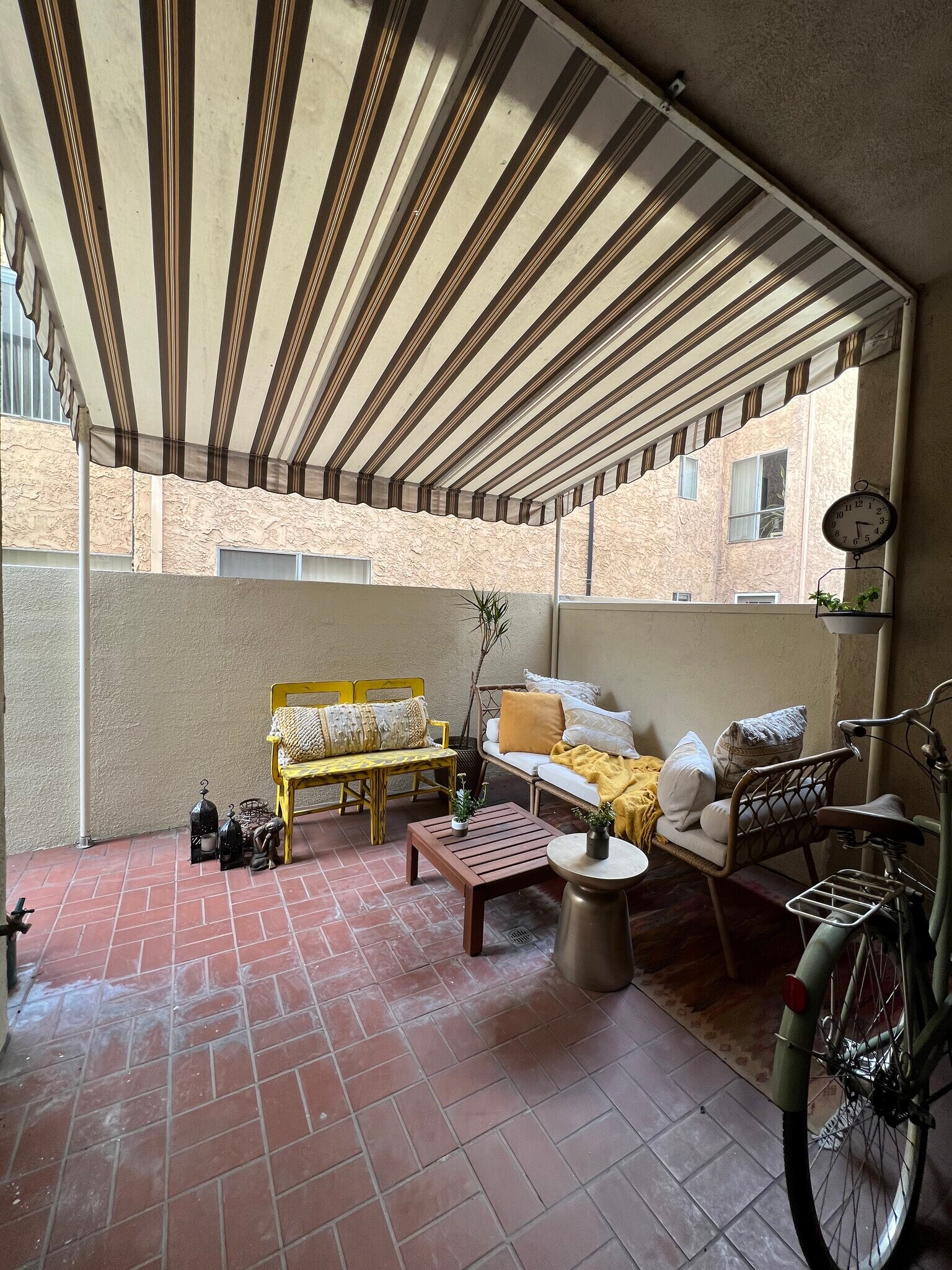 back patio outside of living room - 511 N Jackson St