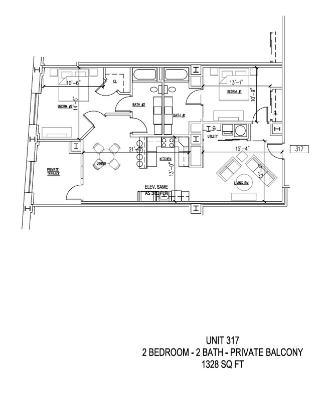 Unit #317 - B on Lindell