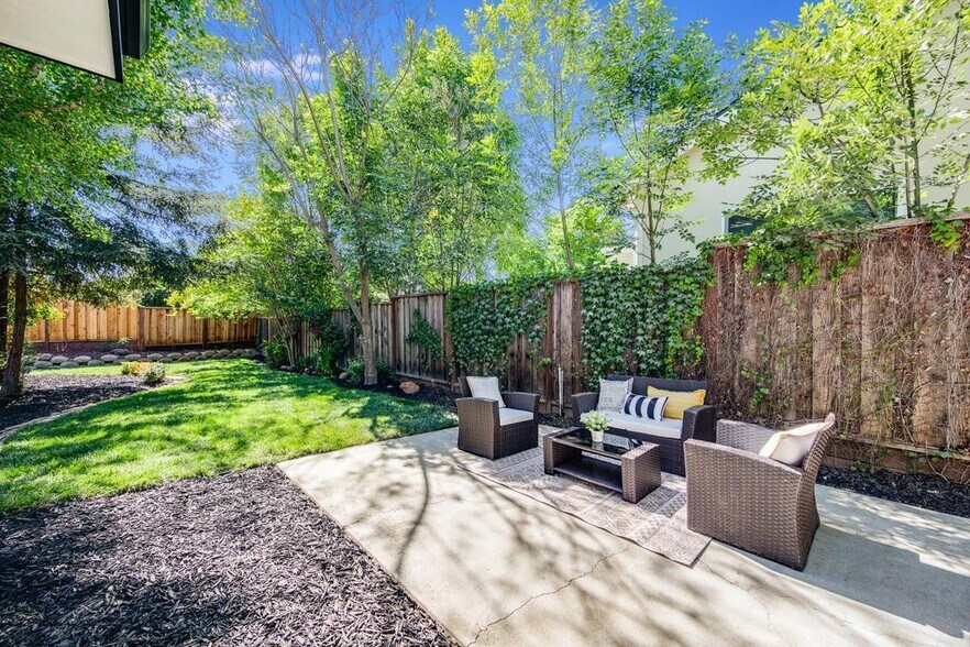 Patio view from your French Doors - 1459 Hervey Ln