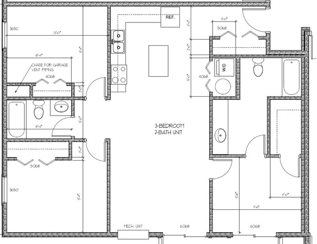 Floorplan - The Overlook Apartments