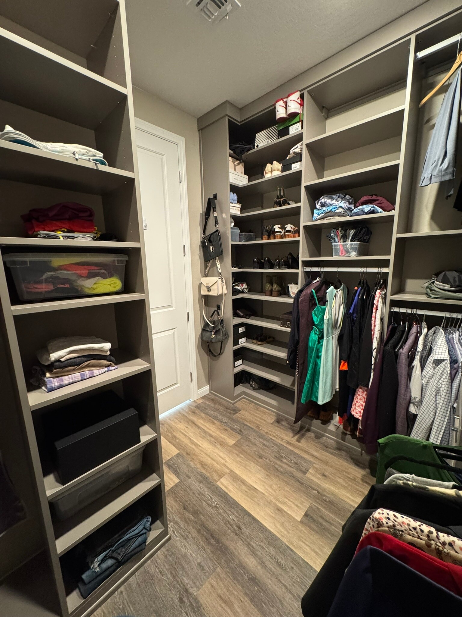 Walk-in closet in primary bedroom - 331 Coastal Redwood St