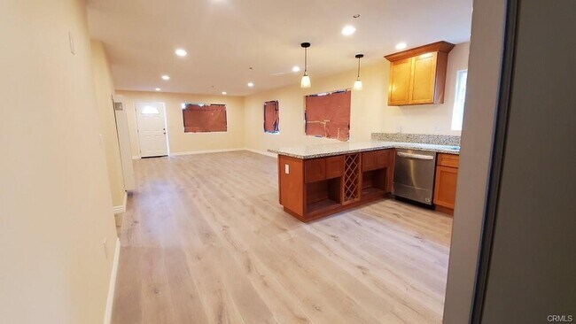 Kitchen, Eating, Living Rm Open Space Concept - 3510 W 5th St