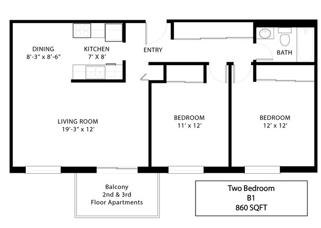 Floorplan - Meadowview Apartments