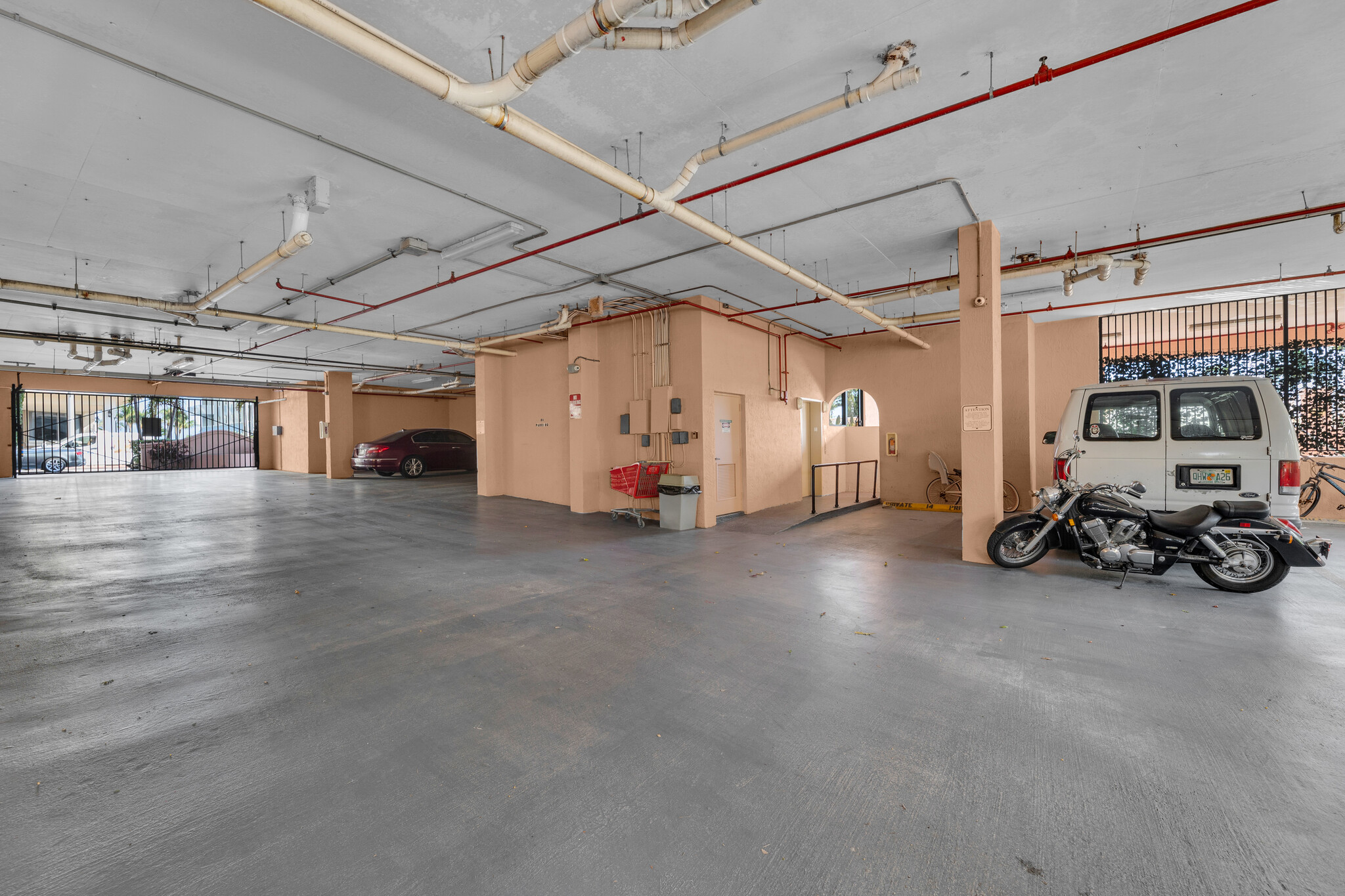 Covered parking - 8816 Collins Ave