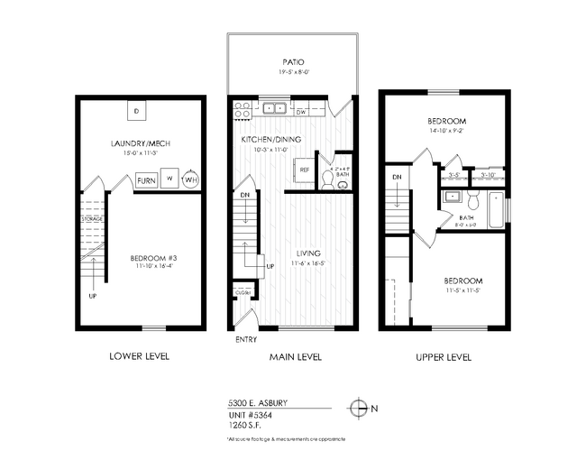 Floorplan - 5300 E Asbury Ave.