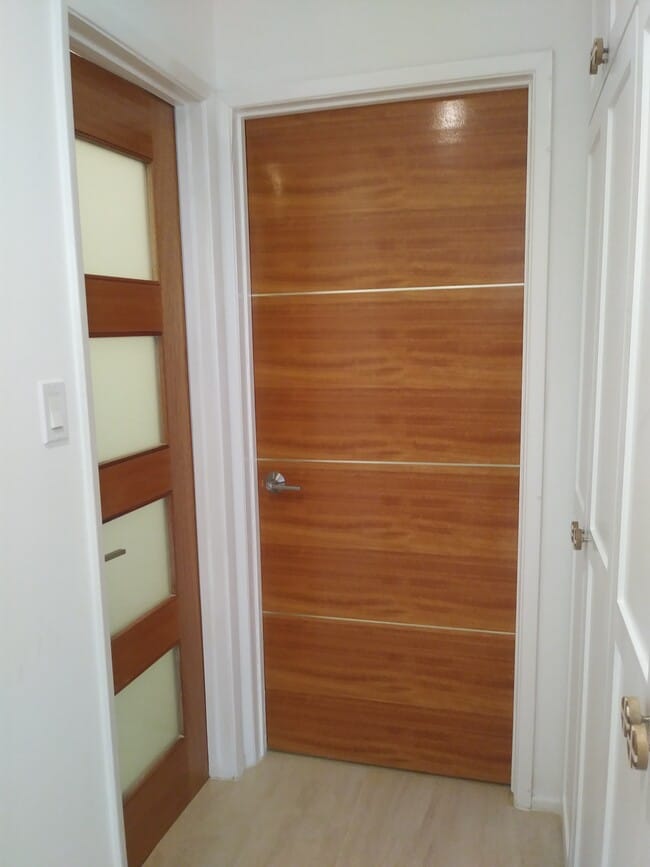 2nd Bath and Bedroom Custom Doors from Hall - 206 15th St