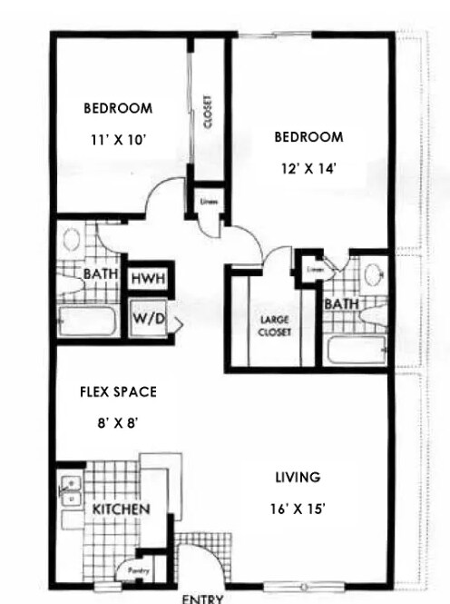 1070 SQ FT.PNG - Rockridge Station Apartments