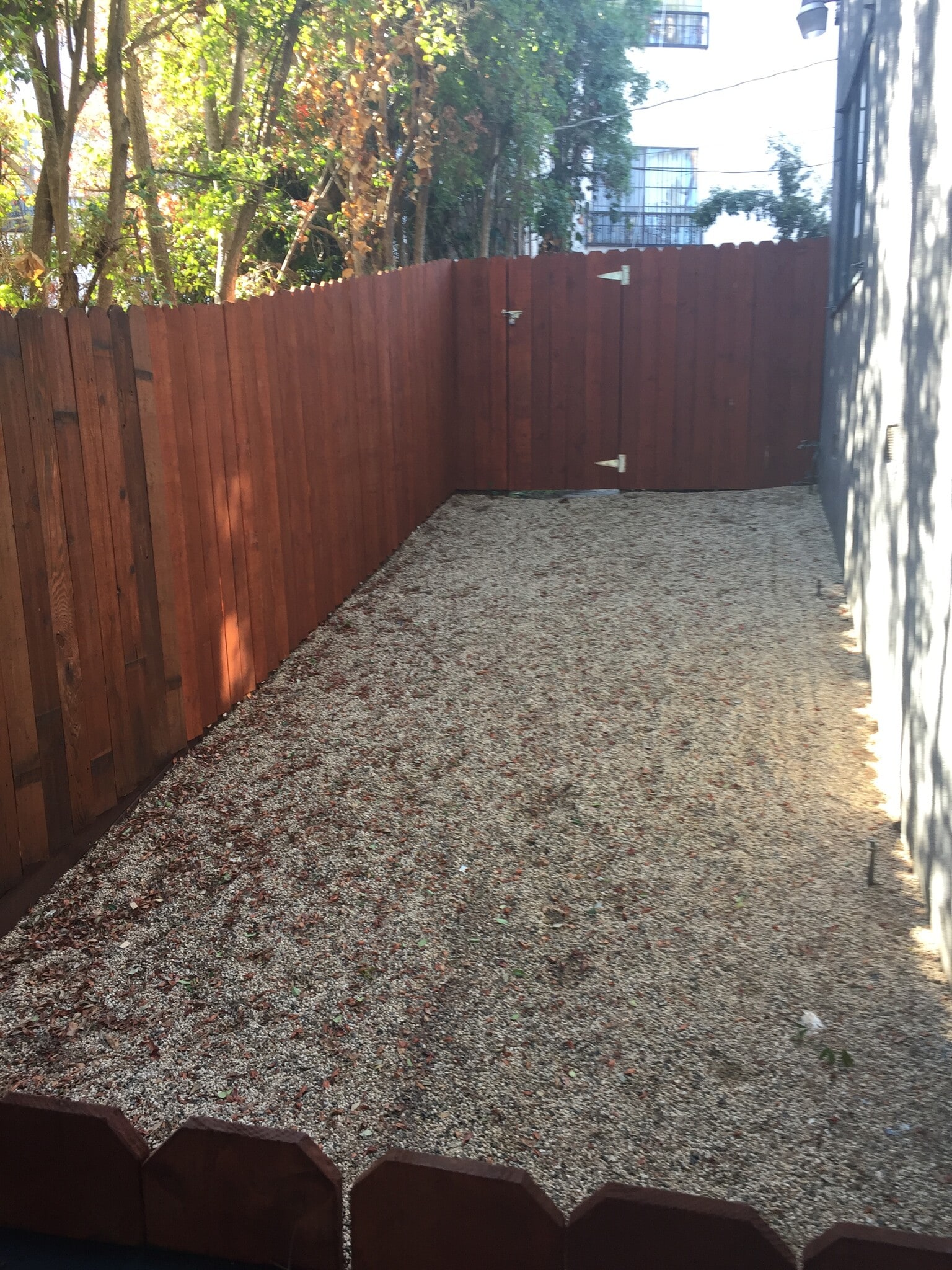 Gravel patio - 7033 Ramsgate Pl