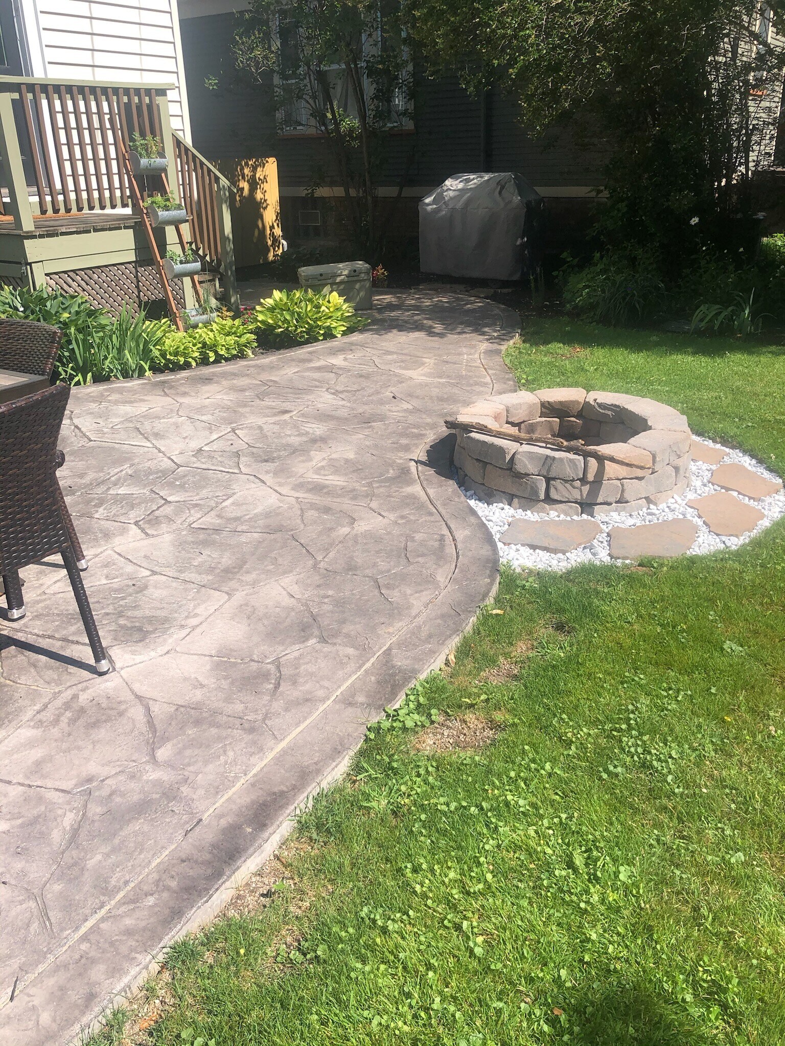Built in firepit - 252 Brunswick St