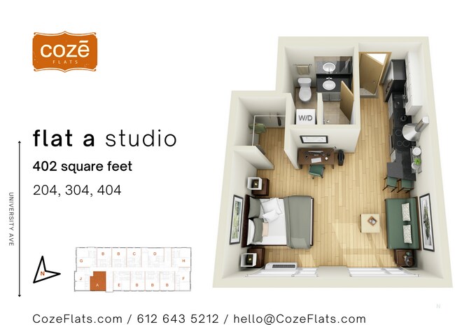 Floorplan - Coze Flats
