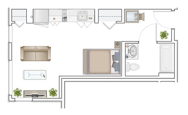 Floorplan - 1404 Boylston