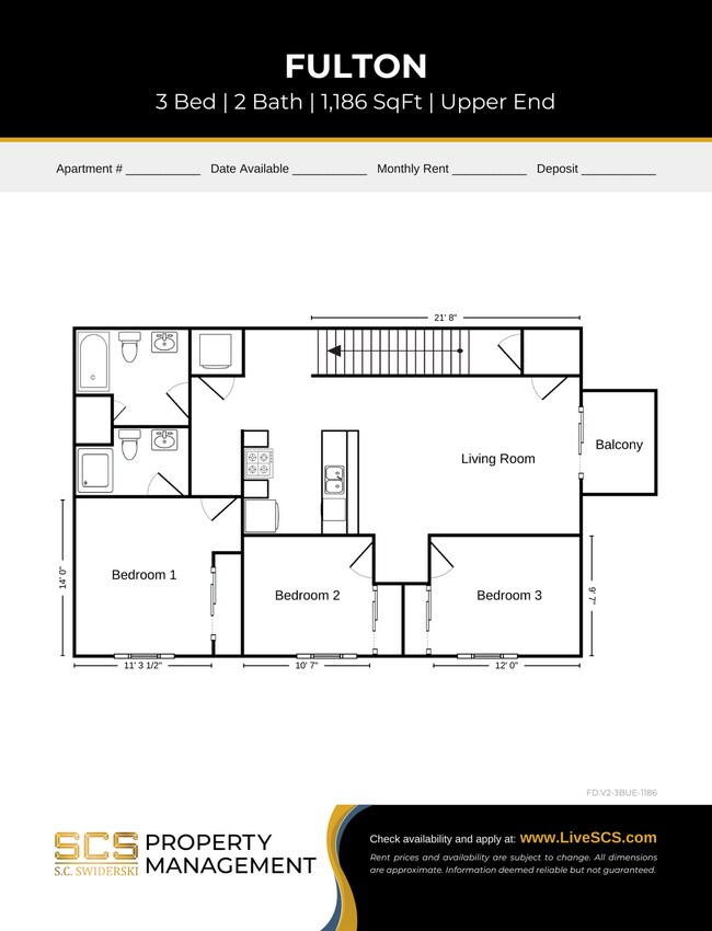 Floorplan - SCS Athens Apartment Community
