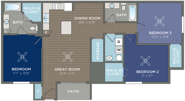 Floorplan - Courtyards at Estero