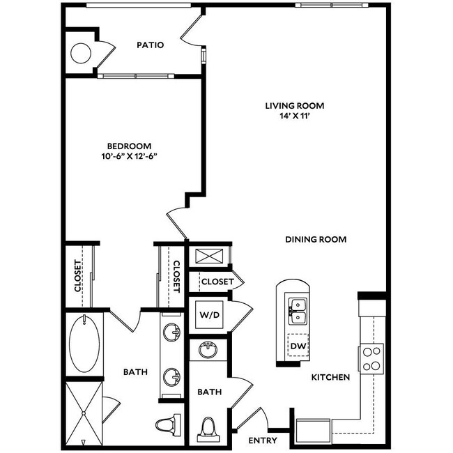 Floorplan - The Mercer