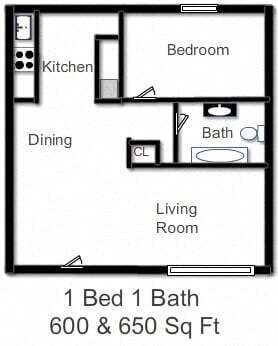 Floorplan - Island Park Apartments