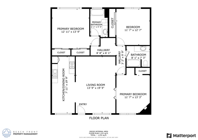 Floorplan - 925 N. Inglewood Ave.