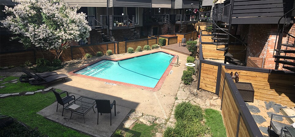 View from the balcony - 8710 Park Ln