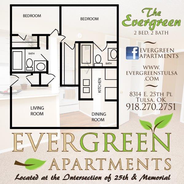Evergreen Apartments Tulsa, OK Apartment Finder