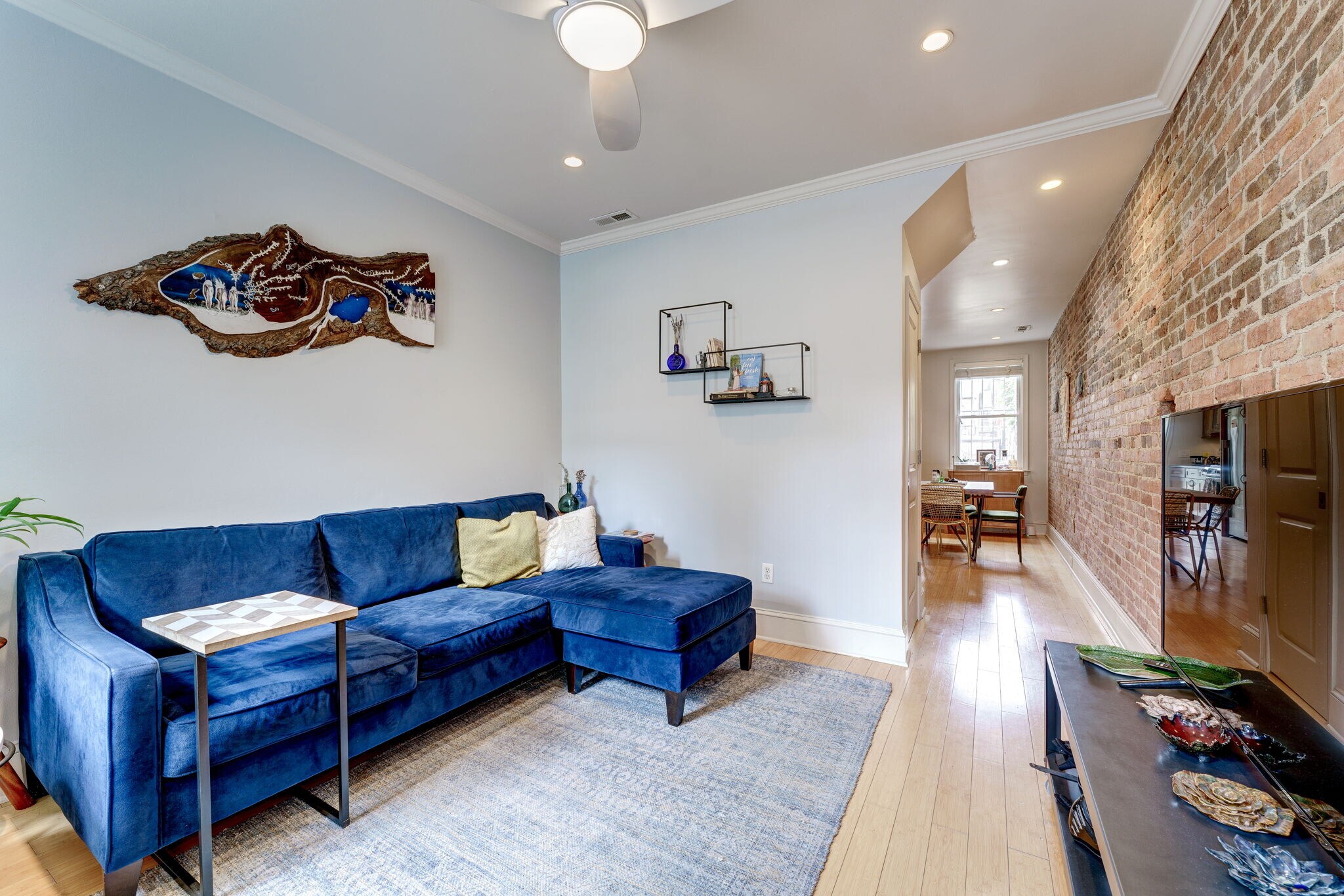 Exposed brick wall offers character & pizzaz! - 602 14th Pl NE