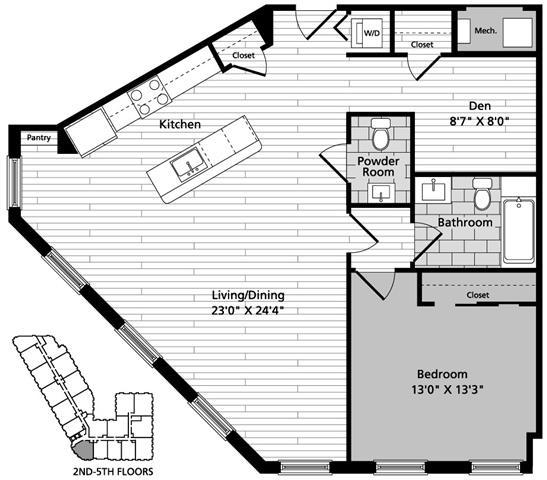 Floorplan - Gatehouse 75