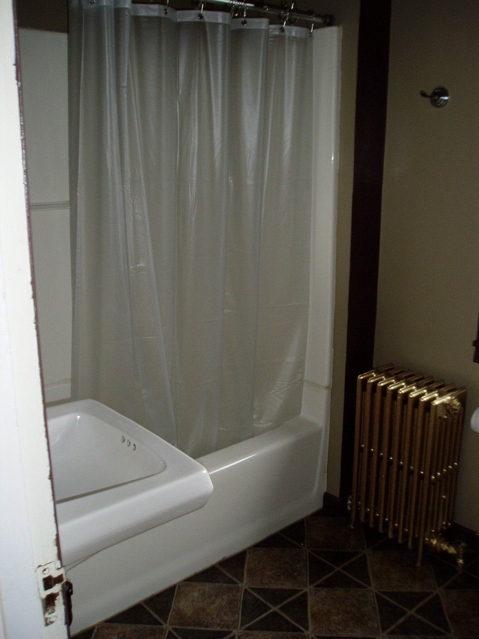 Tub and shower in bathroom - 3955 36th ave south