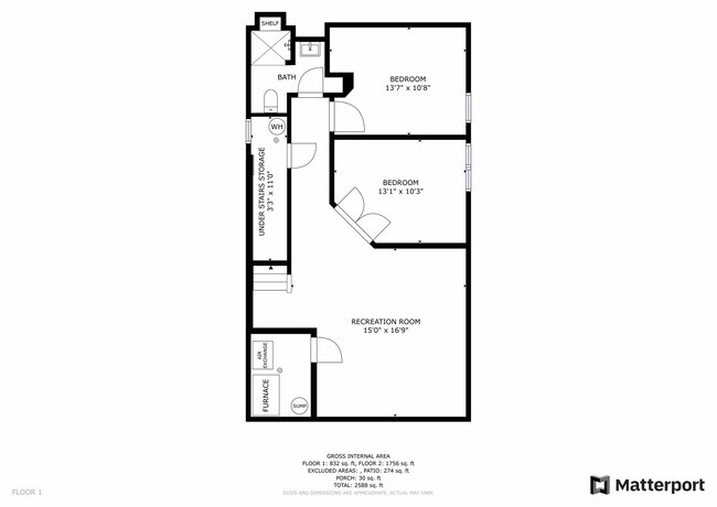 Lower level with a high end office, studio or gym feel. - 924 Eleanor Ave