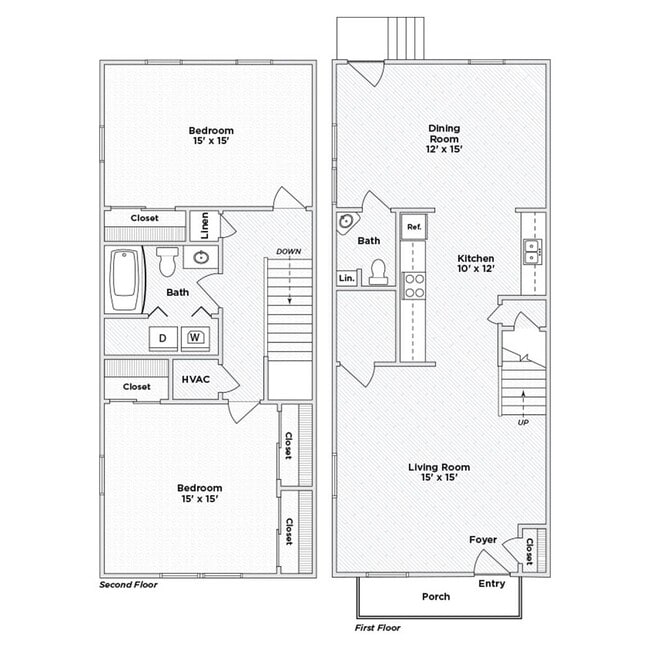 Floorplan - New Village Homes & Whitney Young Townhomes