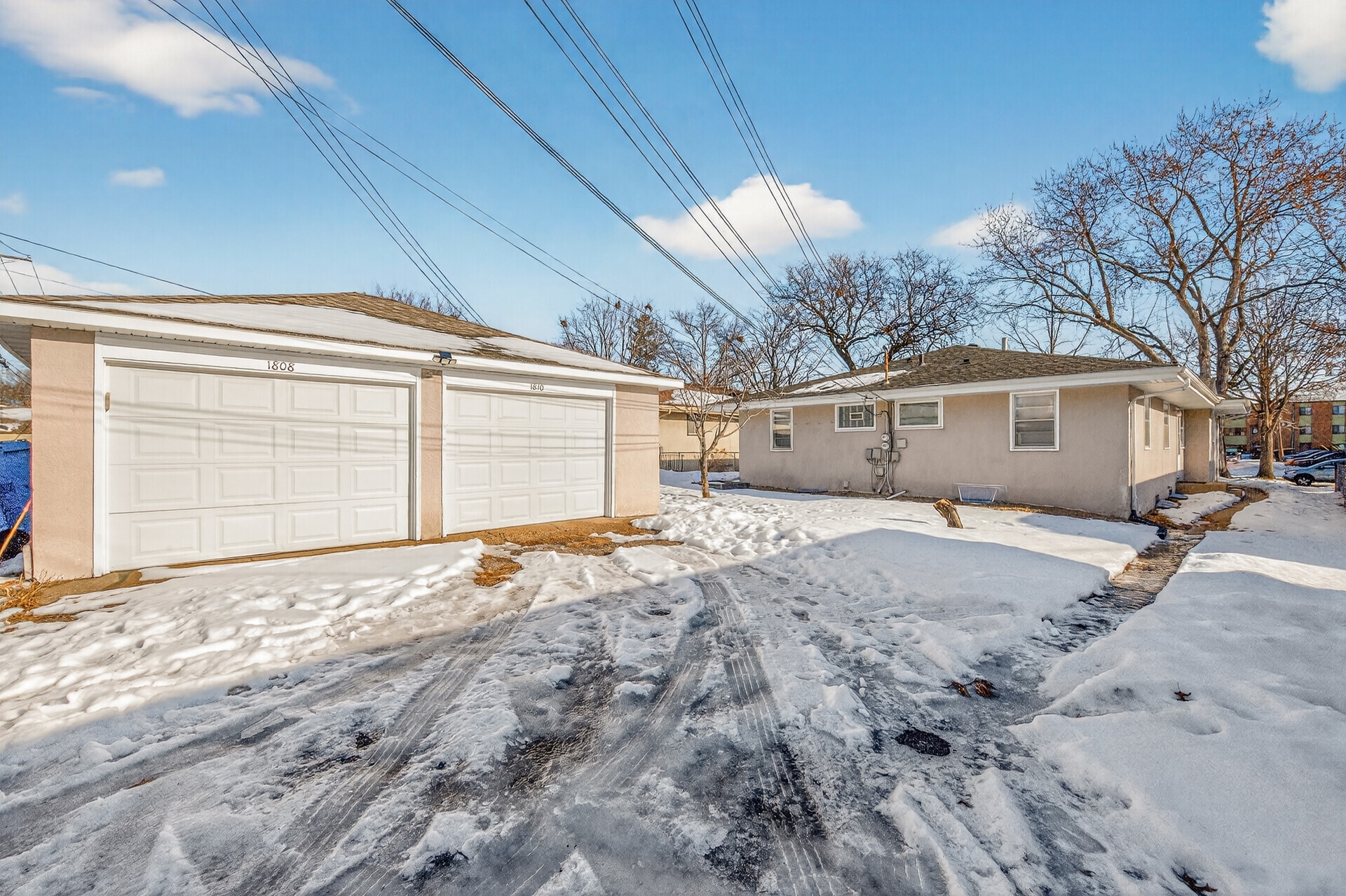 Garage stall and off street parking - 1810 Ulysses St NE