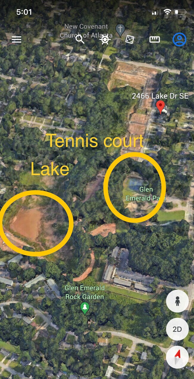 Near tennis court and Glen Emerald lake - 2466 Lake Dr SE