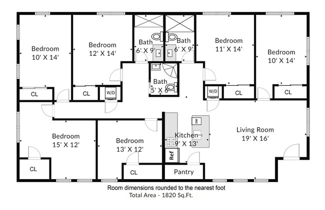 Building Photo - Top of the line 6 bed in West Campus!!! 1913!!!